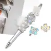 Contas Espaçadoras de Liga de Zinco Estilo Palácio Cruzado Coração Flor Base Material Artesanal Exquisito para DIY Cordão de Celular Bolsas Acessórios para Pendurar no Carro