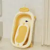 Bañera Plegable para Bebé Bañera para Sentarse y Acostarse Infantil para Niños Uso en Casa Uso para Recién Nacidos Niños