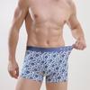 2024 nuevo calzoncillo bóxer de algodón estampado de porcelana azul y blanca de estilo chino para hombre, calzoncillos bóxer transpirables, una generación de cabello