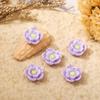 Pétalas de Camélia Estilo Chinês Lótus Explosões de Nail Art Tridimensional Pequena Fada Resina Botão Planta de Unha Produtos Acabados