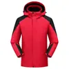 Jaqueta corta-vento e impermeável personalizada com forro de fleece, espessa, para homens e mulheres, jaqueta de fleece com capuz de peça única, casaco quente para montanhismo