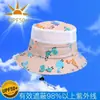 Chapéu Infantil Primavera e Outono Crianças Médias e Grandes Chapéu de Pescador Ajustável Desenho Animado Chapéu de Balde de Aba Larga Chapéu de Sol de Verão para Bebê Chapéu Protetor Solar