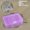 Caja Transparente de PP Caja Rectangular de Plástico Piezas de Juguete Accesorios Caja de Embalaje de Plástico Caja de Almacenamiento para Cables de Datos con Tapa