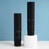 Envase de tubo de plástico de 120 ml, negro mate con impresión de lámina dorada, para crema BB, protector solar, limpiador facial, crema de manos y otros productos cosméticos