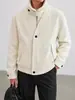 Chaqueta de lana de doble botonadura de estilo americano, de dos piezas falsas, moderna, para hombre y mujer, primavera y otoño, retro, corte limpio, prenda de abrigo de alta gama