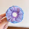 Dulces y Frescos Gomas para el Cabello Infantiles para Niñas, Diademas de Encaje Plegado de Alta Gama, Accesorios para el Cabello que No Dañan el Cabello