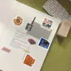 80 peças de adesivos de diário DIY estilo ins, carimbos antigos, ingressos, notas, adesivos de conta manual para junk journal vintage