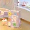 Bolsa de papel Kraft para hornear, bolso de mano, bolsa de embalaje para llevar té con leche, ropa, compras portátiles, bolsa de regalo, bolsa de papel Kraft