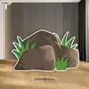 Héroe Lluvia Llega Sima Guang Rompe el Jarrón Atrezo Juego Fondo Tablero KT Guardería Bosque Árbol Grande Actuación Infantil Leide Zhu