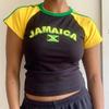 Verano Transfronterizo Nuevo Estampado de Letras Bordado Tops para Mujer Ajuste Delgado Camiseta Holgada Conjunto de Shorts y Bikini