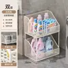 Estante lateral de almacenamiento multifuncional para lavadora, estante de balcón de varias capas de pie, cesta de almacenamiento para espacios estrechos, organizador de huecos, carrito pequeño