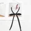 Gravata Borboleta Versátil de Fita com Gola de Uniforme JK de Bolinhas Estampadas para Meninas Traje de Marinheiro Japonês