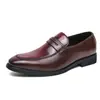 Sapatos Casuais Slip-On de Moda para Todas as Estações para Adolescentes, Mocassins Novamente na Moda, Sapatos de Couro Pretos de Tamanho Grande para Venda Transfronteiriça