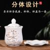 Suministros para el Salón de Buda Copa de Loto Cerámica Copa de Agua Sagrada Pre-Buda Guanyin Gran Compasión Agua Suministros de Buda Buda Purifica Copa de Agua Buda