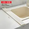 Alfombrilla Absorbente para Encimera de Fregadero de Cocina, Alfombrilla Estrecha de Esponja Anti-Salpicaduras para Borde de Fregadero, Toallita de Limpieza de Algodón de Pulpa de Madera para Baño
