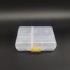 Caja de Medicamentos Portátil de Gran Capacidad para Dispensar y Almacenar Medicamentos, Transparente, Mini Semanal de 9 Compartimentos, Doble Capa Sellada para Personas Mayores