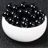 Ágata Negra Natural y Roja Cuentas Sueltas Redondas Semiacabadas DIY Pulsera Trenzada Hecha a Mano Collar Accesorios para Joyería Venta al por Mayor