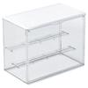 Vitrina de almacenamiento hecha a mano con forma de caja ciega, bloques de construcción Lego, acrílico, para el hogar, a prueba de polvo, para muñecas, Bubble Mart