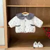 Ropa para Bebé, Ropa de Algodón, Traje de Invierno para Niña Bebé, Engrosado y Elegante, Abrigo de Algodón de Invierno para Niño Pequeño de un Año, Conjunto de Dos Piezas a la Moda