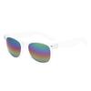 Marco transparente gafas de sol Mercury clavo de arroz gafas de sol reflectantes de colores gafas de sol retro fábrica directa 2140