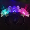 Diadema Luminosa Transparente de Acrílico Fiesta Cumpleaños Soporte Tocado Diadema de Brillo Acrílico Diadema con Letras