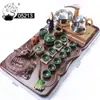 Bandeja de té para el hogar Mesa de té de madera Juego de Mar de Té grande de una sola pieza cuatro en uno soporte para estufa eléctrica automática generación