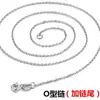 Rápido mano TikTok en línea Rojo Vivo suministro collar de plata ocho corazones y ocho flechas alta imitación color D moissanita Trébol colgante femenino