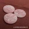 Venta al por mayor de fábrica cristal rosa tallado flor de loto marca agujero arriba y abajo coronas antiguas hecho a mano DIY accesorios de joyería semiacabados