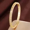 Fornecimento Exclusivo Transfronteiriço para Europa e América: Pulseira Digital de Zircônia com Fileira Completa, Moda Vintage Exquisito Fecho de Anel Liso, Venda Direta do Fabricante