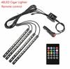 Luz de atmosfera LED para carro transfronteiriça luz de atmosfera APP para carro colorido para celular Bluetooth luz de decoração de sola de carro