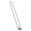 Luz LED inteligente ultrafina recargable con sensor de cuerpo humano, luz nocturna autoadhesiva magnética para armario, armario, vinoteca, barra de luz, tira de luz
