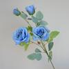 4 cabezas de flor artificial Doriota rosa decoración casera Día de San Valentín flor de seda flor falsa arreglo floral boda flor artificial