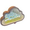 Adornos de escritorio con luz nocturna de nubes de tulipán, espejo DIY, atmósfera de alta sensibilidad, regalo de cumpleaños para mujer, regalo de San Valentín