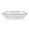 Cesta Rectangular de Malla de Acero Inoxidable con Malla de Alambre de Acero Engrosado, Cesta para Lavar Verduras, Cesta para Frutas, Cesta de Alambre No Magnético, Venta al por Mayor