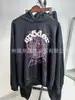 Fabricante de Origen Transfronterizo Venta al por Mayor Sudaderas con Capucha de Telaraña Marca de Tendencia Europea y Americana 555555 Sudaderas de Invierno con Forro Polar para Hombre y Mujer