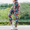 Europa y Estados Unidos desean explosiones transfronterizas de eBay Pantalones de yoga para mujer con estampado digital tejido Ropa de yoga Pantalones de mujer Leggings