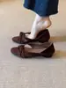Sandalias Romanas Planas Retro de Dos Vías con Punta Abierta y Tacón Bajo Exquisitas para Mujer, Verano, Nicho, Abiertas en la Punta, 2026