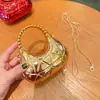 2026 Nueva Mini Bolsa de Moda Transfronteriza, Bolso Acrílico con Forma de Media Luna, Bolso para Lipstick, Monedero, Bolso Cruzado para Niños