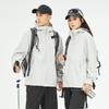 Jaqueta Softshell Estilo Kailas para Mulheres, Forrada com Fleece, Espessa, Casaco Impermeável de Camada Única, Jaqueta para Caminhada e Ciclismo, Jaqueta de Montanhismo para Homens