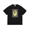Camiseta BAPE Verão Camuflada Unissex Manga Curta Gola Redonda Estilo Japonês Tendência