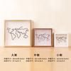 Moldura para fotos Time Debris Ticket Travel Ticket Comemorativo Coin Ticket Stamp Storage Frame Cartão postal Wall Display Frame