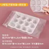 Caja Desechable para Wonton para Llevar Caja Cruda de Xiaolongbao Wonton Caja de Wonton Wonton Caja de Wonton Congelado Caja de Almacenamiento Congelado