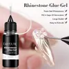 LILY'CUTE nova cola de calafetagem para nail art adesiva forte sem lavagem, cola forte para fototerapia, cola de reforço para borda de unha