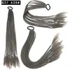 Coleta Gradiente de Siete Colores Coleta Trenza Pequeña Trenza de Color Sucio Coleta Tocado Personalizado Hip Hop Trenza de Tres Hilos