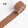 Borda em couro PU, acabamento de borda em couro para roupas, malas, cortinas, estofados, sofás, almofadas decorativas, acabamento de borda enrolada, tira de couro colorida dobrada