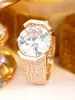Anel Grande Redondo de Diamante Exagerado Europeu e Americano Trabalho Pesado Luxo Leve Dominador Zircônia Cúbica Completa Anel de Banda Larga