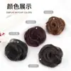 Peruca para Mulheres com Prendedor de Coque, Bolsa para Coque, Meio Coque, Cabelo Artificial, Coque Fofo Natural, Bolsa para Peruca