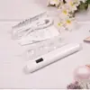 Lámpara de uñas de mano lámpara de uñas pequeña rosa con soporte almacenamiento de energía lámpara de fototerapia de secado rápido lámpara de horneado de uñas