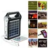 Luz solar para camping de nuevo producto transfronteriza, sistema portátil de batería de litio, sistema pequeño portátil solar uno a tres