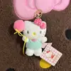 Auténtico Peluche de Dibujos Animados Sanrio Hello Kitty Bolsa Decoración Colgante Llavero Colgante